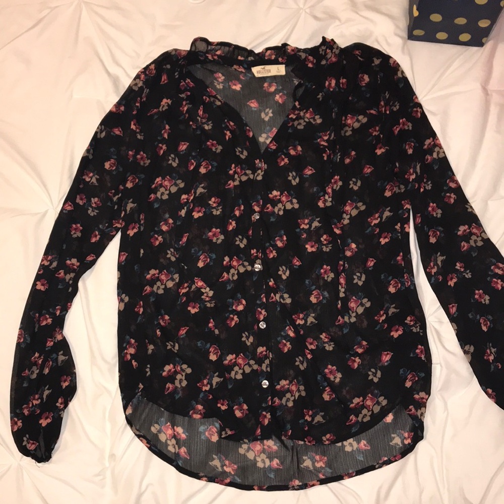 Sheer Floral Shirt